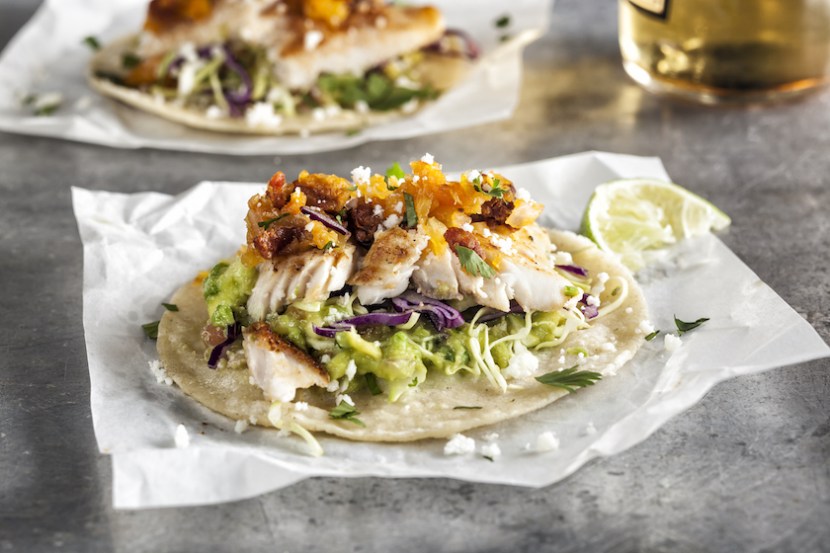 Rainbow Trout Street Tacos with Bacon Pineapple Jam